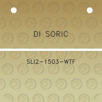 di-soric-sli2-1503-wtf