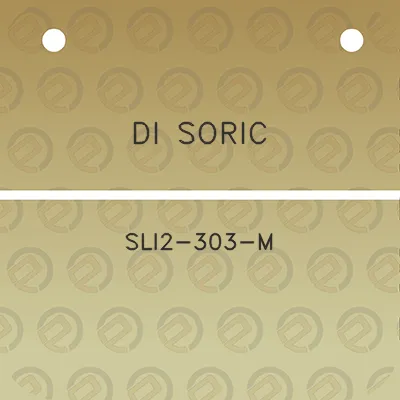 di-soric-sli2-303-m