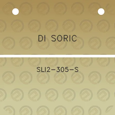 di-soric-sli2-305-s