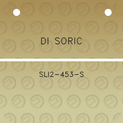 di-soric-sli2-453-s