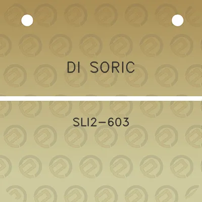 di-soric-sli2-603