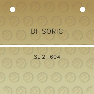 di-soric-sli2-604