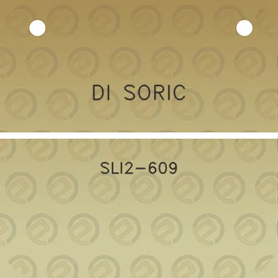 di-soric-sli2-609