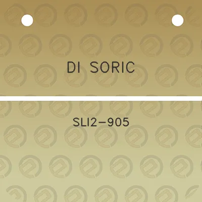 di-soric-sli2-905