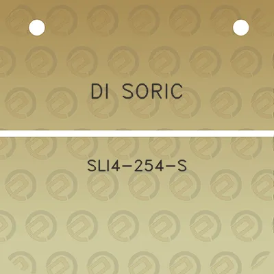 di-soric-sli4-254-s