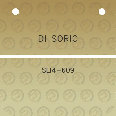 di-soric-sli4-609