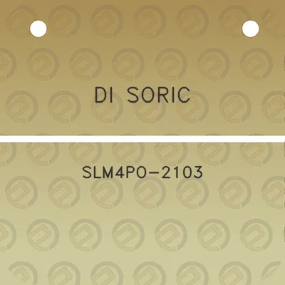 di-soric-slm4po-2103