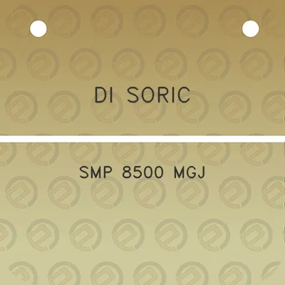 di-soric-smp-8500-mgj