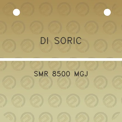 di-soric-smr-8500-mgj