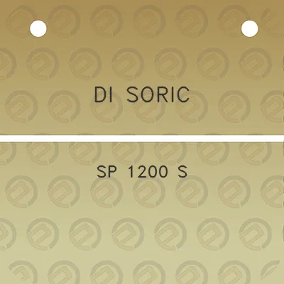 di-soric-sp-1200-s