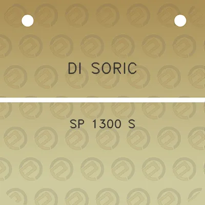 di-soric-sp-1300-s