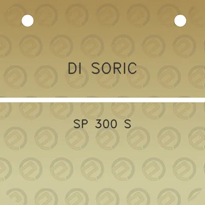 di-soric-sp-300-s