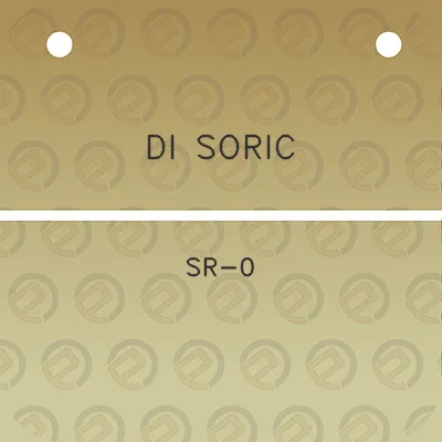 di-soric-sr-0