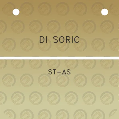 di-soric-st-as