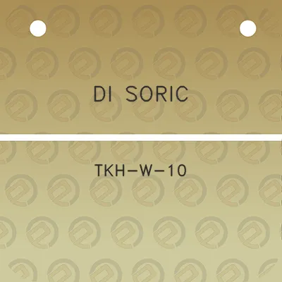 di-soric-tkh-w-10