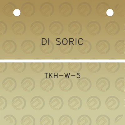 di-soric-tkh-w-5