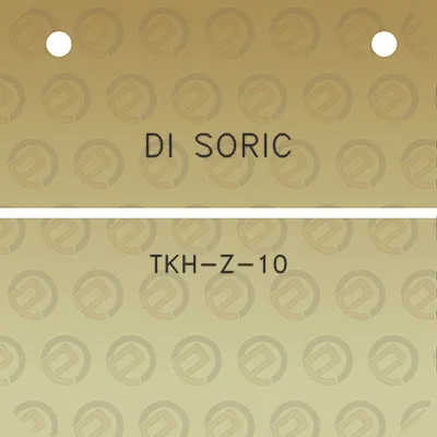 di-soric-tkh-z-10