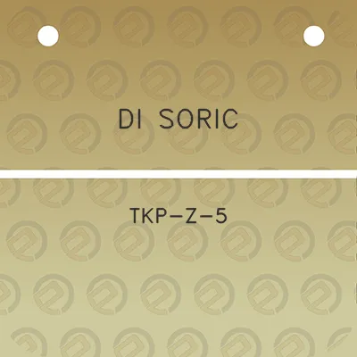 di-soric-tkp-z-5