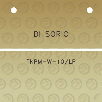 di-soric-tkpm-w-10lp