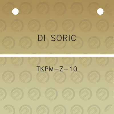 di-soric-tkpm-z-10