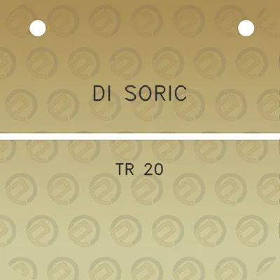 di-soric-tr-20