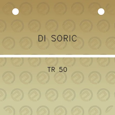 di-soric-tr-50