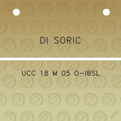 di-soric-ucc-18-m-05-o-ibsl