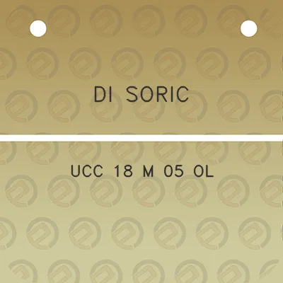 di-soric-ucc-18-m-05-ol