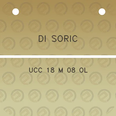 di-soric-ucc-18-m-08-ol