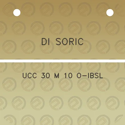 di-soric-ucc-30-m-10-o-ibsl