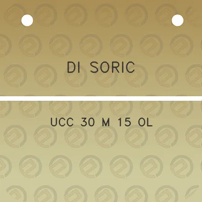 di-soric-ucc-30-m-15-ol