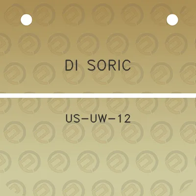 di-soric-us-uw-12