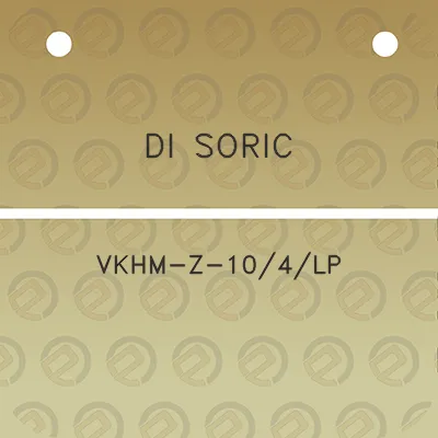 di-soric-vkhm-z-104lp