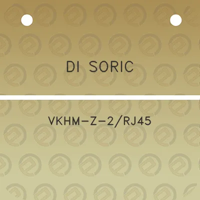 di-soric-vkhm-z-2rj45