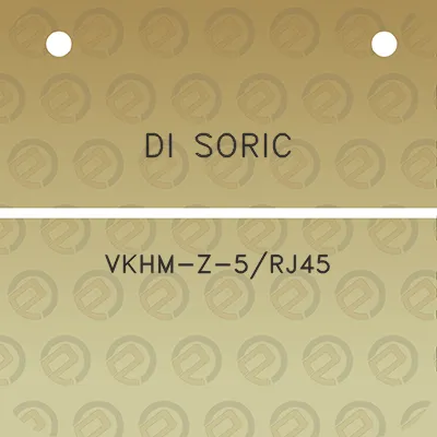 di-soric-vkhm-z-5rj45