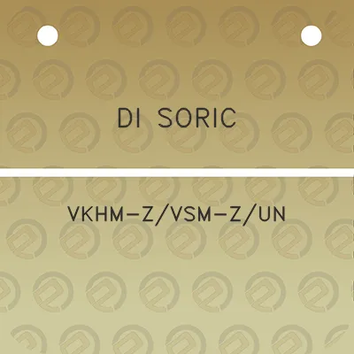 di-soric-vkhm-zvsm-zun