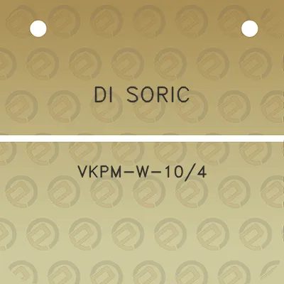 di-soric-vkpm-w-104