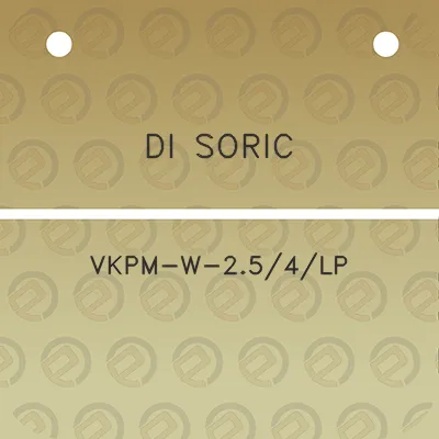 di-soric-vkpm-w-254lp