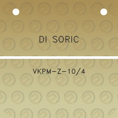 di-soric-vkpm-z-104