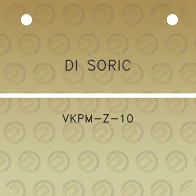 di-soric-vkpm-z-10