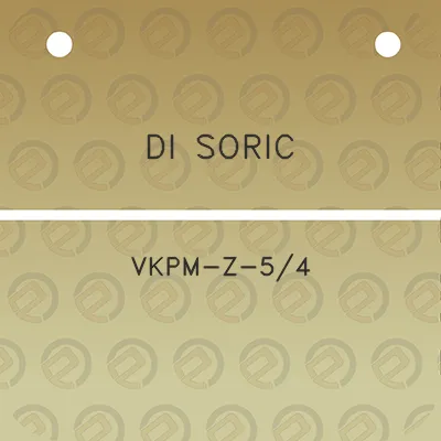 di-soric-vkpm-z-54