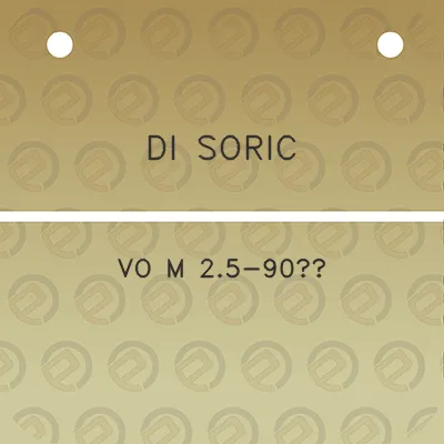 di-soric-vo-m-25-90