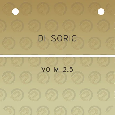 di-soric-vo-m-25