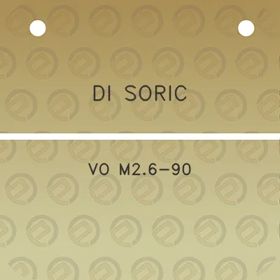 di-soric-vo-m26-90