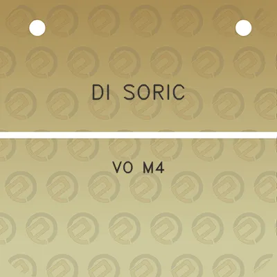 di-soric-vo-m4