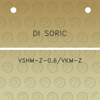 di-soric-vshm-z-06vkm-z