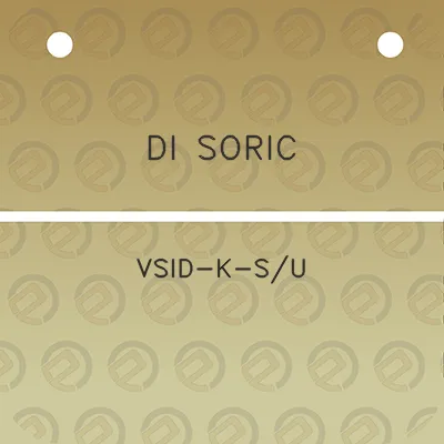 di-soric-vsid-k-su