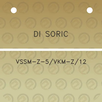 di-soric-vssm-z-5vkm-z12