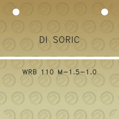 di-soric-wrb-110-m-15-10