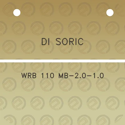 di-soric-wrb-110-mb-20-10